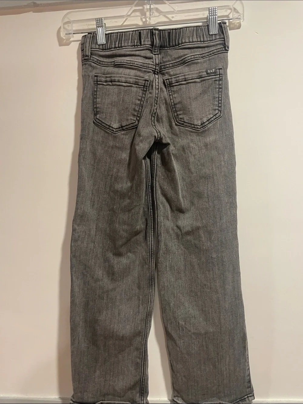 abercrombie kids Gray Bootcut Jeans